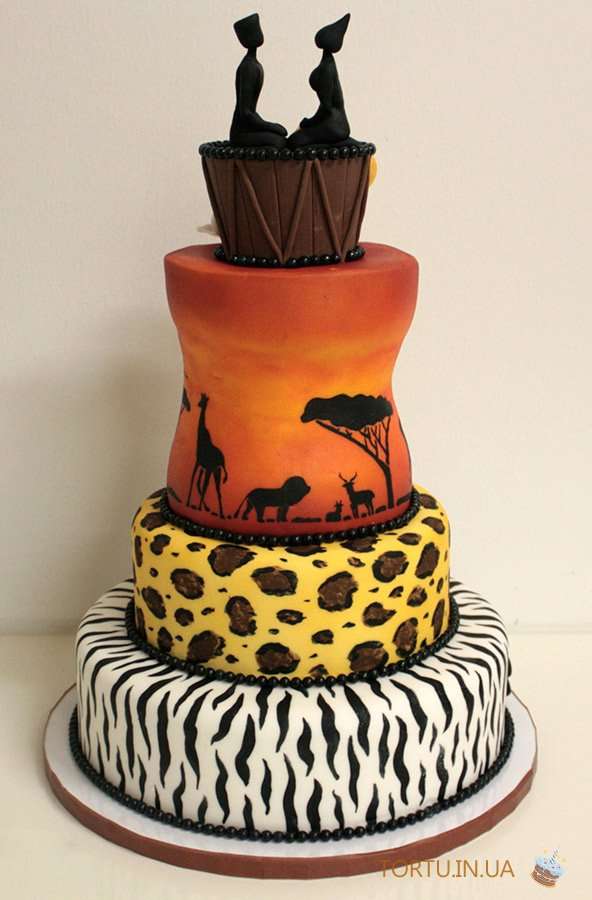 Красивий торт - Африка