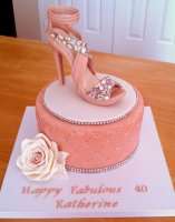 Жіноча туфелька - торт для жінки