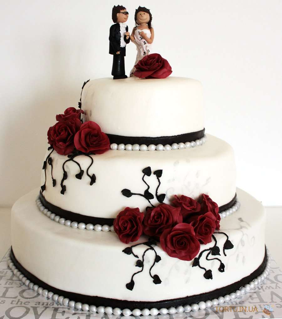 Сучасний весільний торт