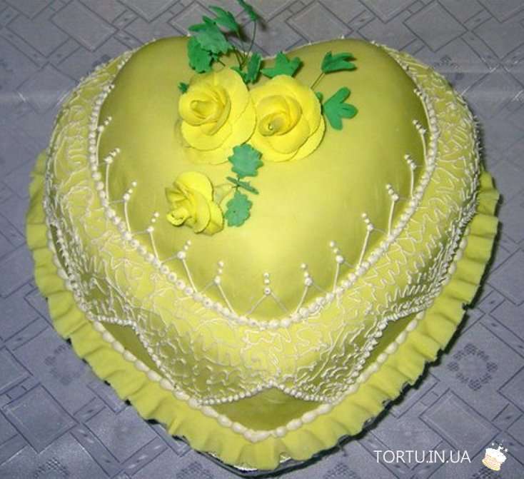 Торт - Лимонне серце