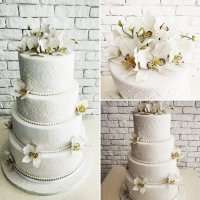 4-ярусний торт на весілля